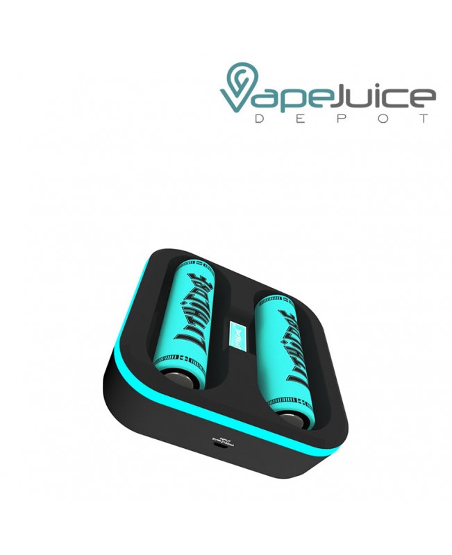 LITHICORE Pulse 2-Bay Battery Charger