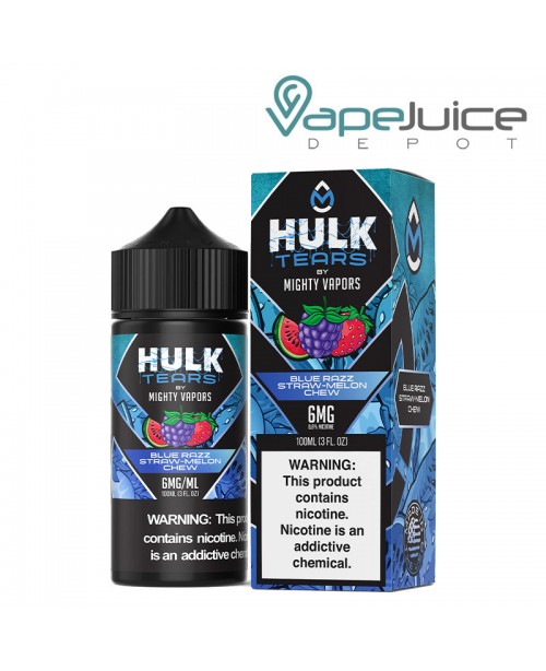 Blue Razz Hulk Tears Mighty Vapors 100ml