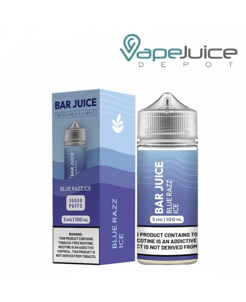 Blue Razz Ice Bar Juice 100ml