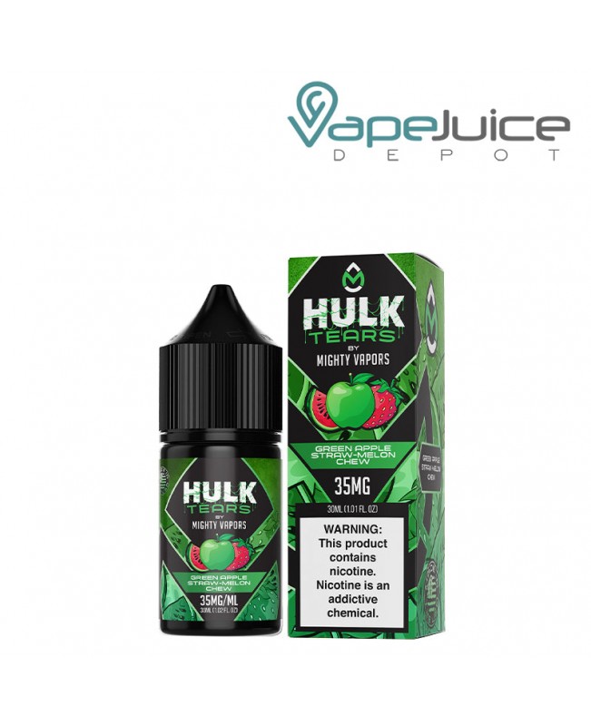 Green Apple Hulk Tears Salts Mighty Vapors 30ml