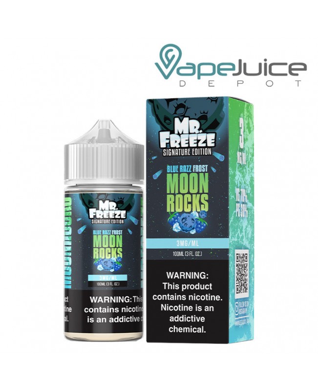 Blue Razz Frost Moonrocks Mr Freeze 100ml