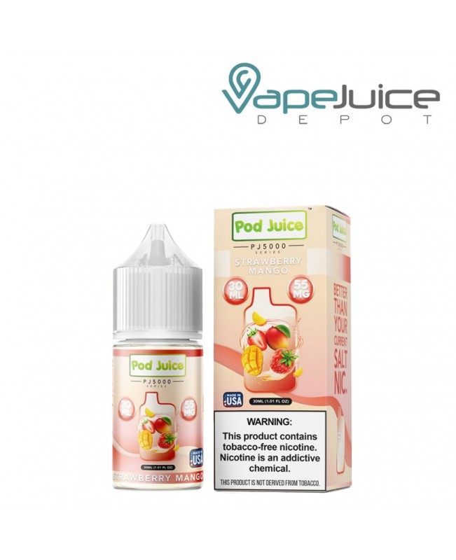 Strawberry Mango Pod Juice PJ5000 TFN Salt 30ml