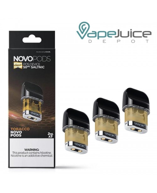 SMOK Novo TOBACCO Pre-Filled Pods  - NOT FOR SALE ...