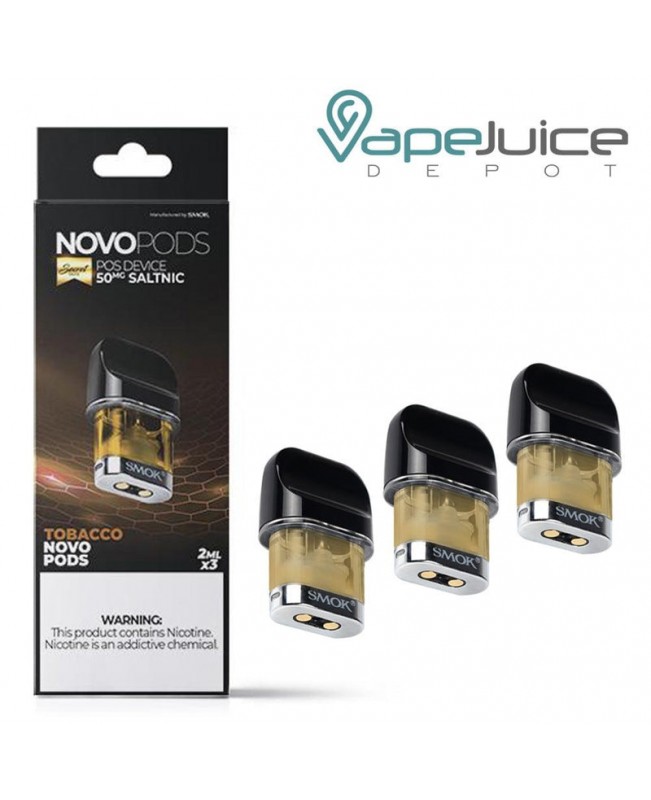 SMOK Novo TOBACCO Pre-Filled Pods  - NOT FOR SALE IN US