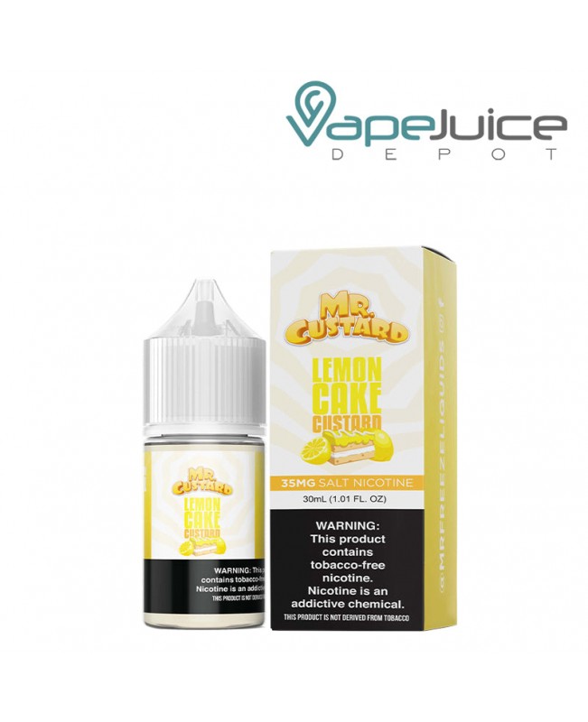 Lemon Cake Custard Mr Custard Salts 30ml