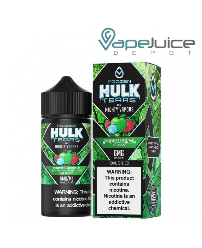 Frozen Green Apple Hulk Tears Mighty Vapors 100ml