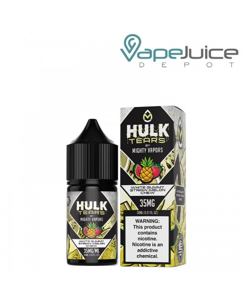 White Gummy Hulk Tears Salts Mighty Vapors 30ml