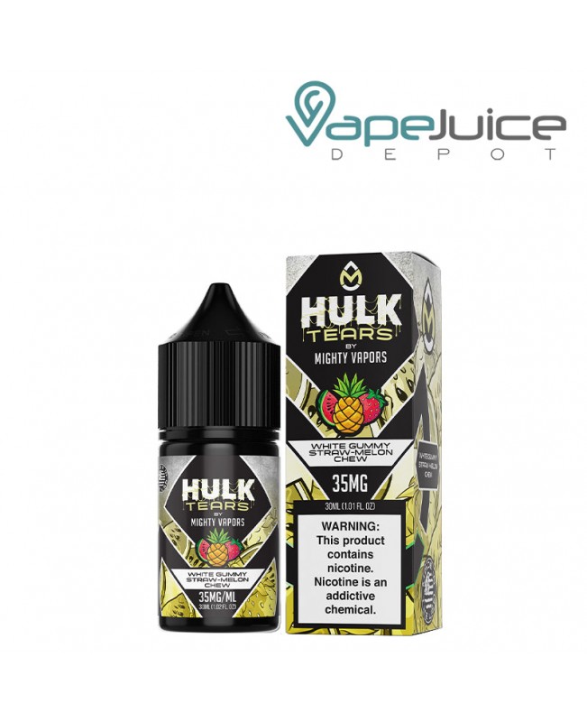 White Gummy Hulk Tears Salts Mighty Vapors 30ml