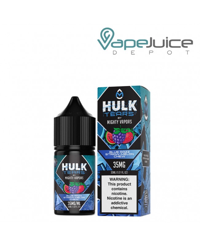 Blue Razz Hulk Tears Salts Mighty Vapors 30ml