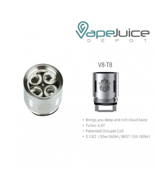 SMOK TFV8 BIG T10-T8-T6-X4 Core Coils