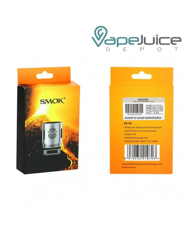 SMOK TFV8 BIG T10-T8-T6-X4 Core Coils