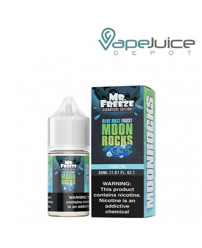 Blue Razz Frost Moonrocks Mr Freeze Salts 30ml