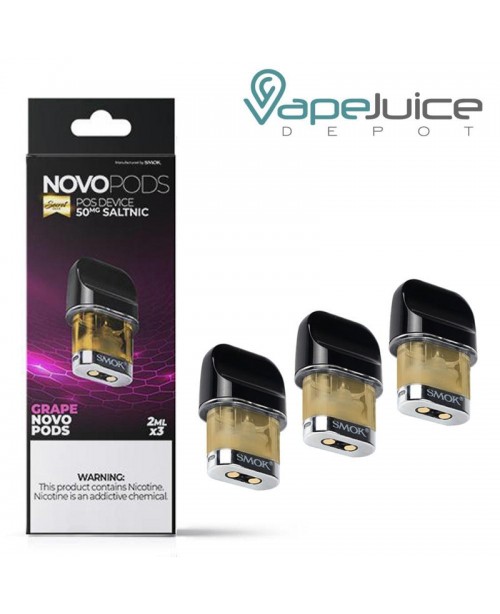 SMOK Novo Pods GRAPE Pre-Filled  - NOT FOR SALE IN...