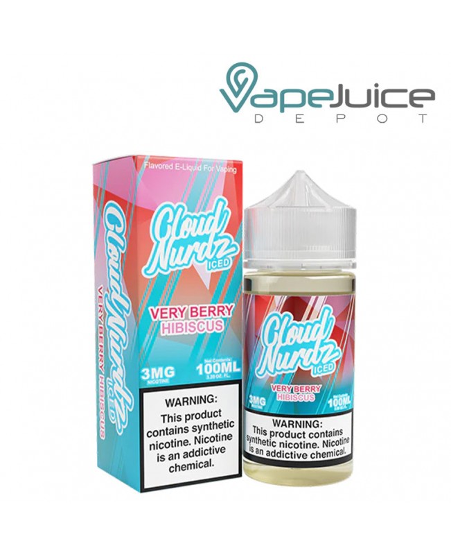 Very Berry Hibiscus Iced TFN Cloud Nurdz 100ml