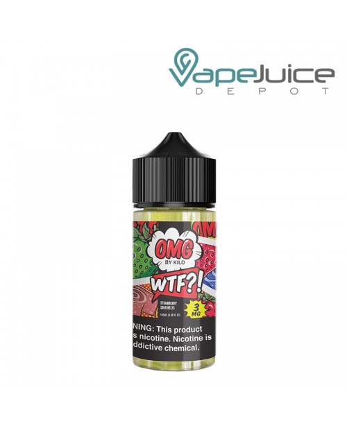 WTF Strawberry Sour Belts OMG eLiquid 100ml