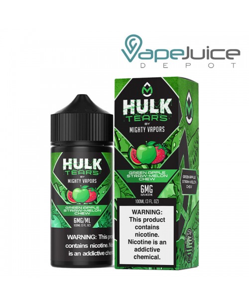 Green Apple Hulk Tears Mighty Vapors 100ml