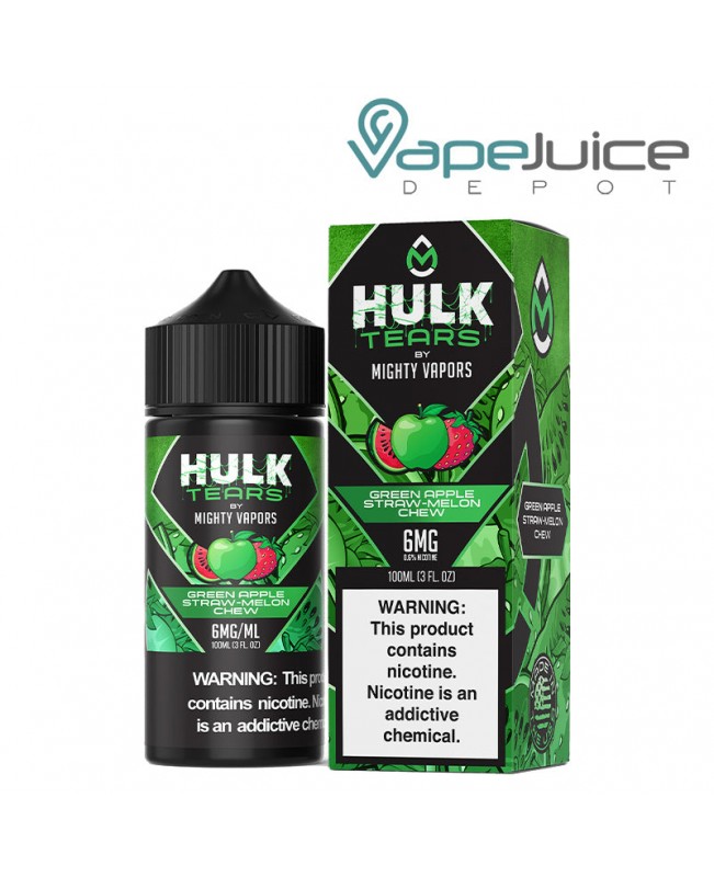 Green Apple Hulk Tears Mighty Vapors 100ml