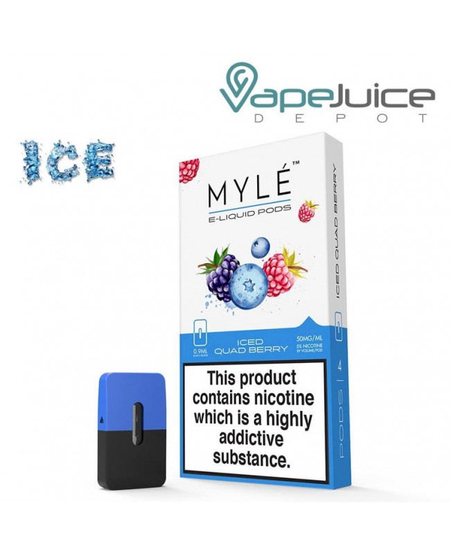 MYLE Pods V4 Iced Quad Berry - NOT FOR SALE IN US