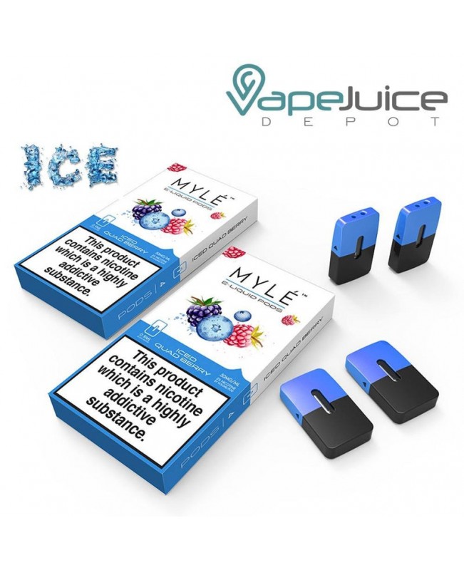 MYLE Pods V4 Iced Quad Berry - NOT FOR SALE IN US