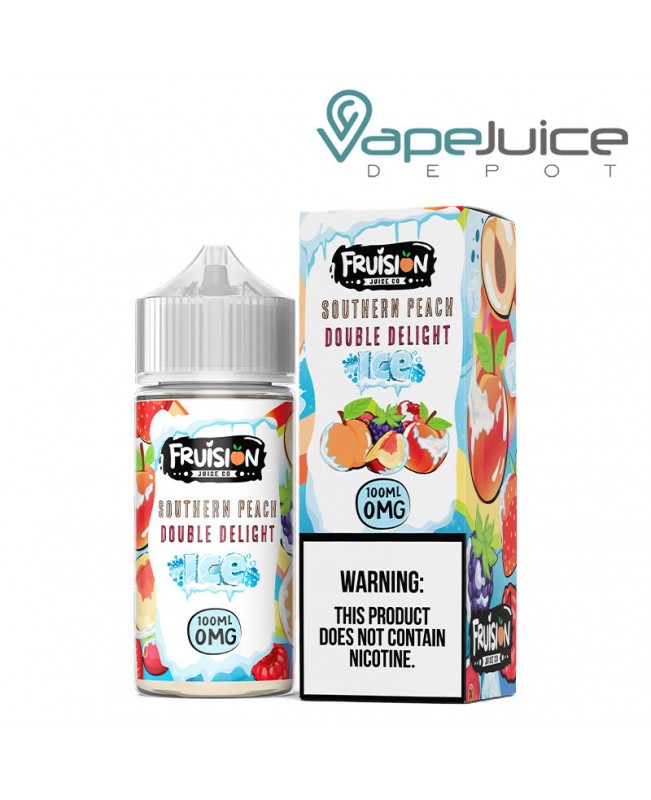 Iced Southern Peach Double Delight Fruision Juice Co 100ml