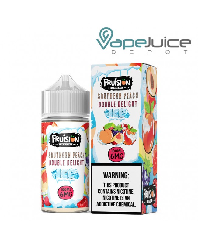 Iced Southern Peach Double Delight Fruision Juice Co 100ml