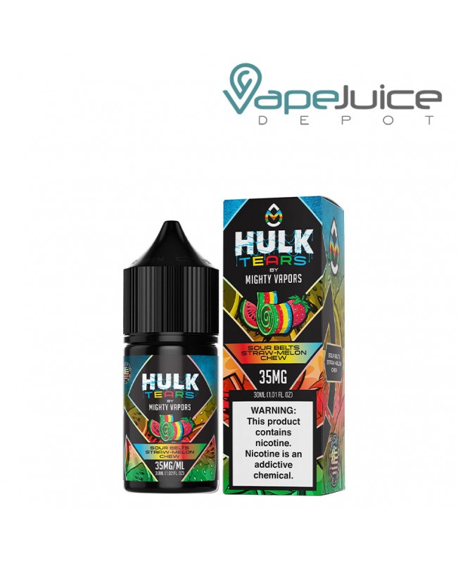 Sour Belts Hulk Tears Salts Mighty Vapors 30ml