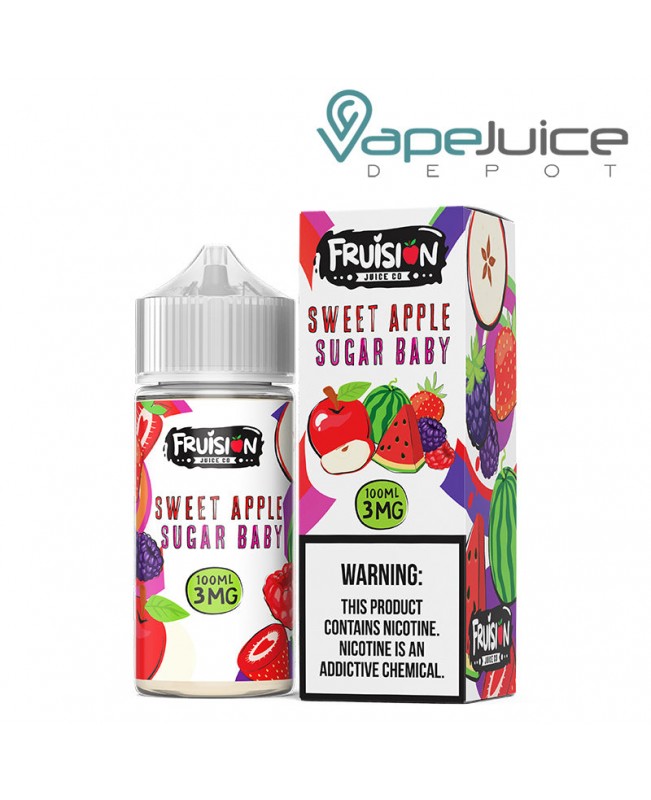 Sweet Apple Sugar Baby Fruision Juice Co 100ml