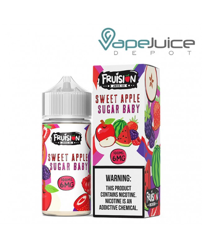 Sweet Apple Sugar Baby Fruision Juice Co 100ml