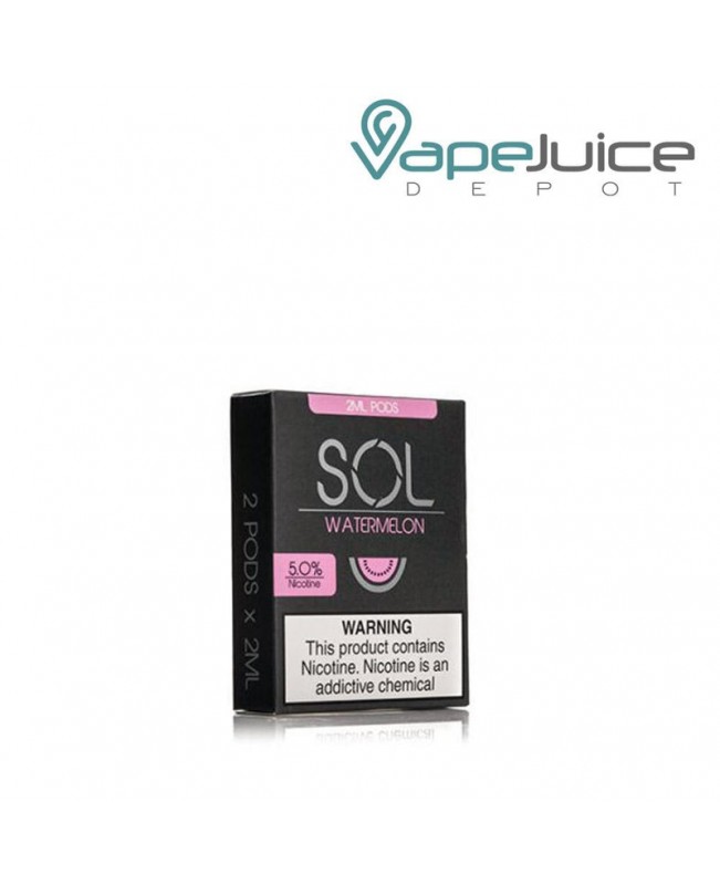 SOL Watermelon Pods Mighty Vapors - NOT FOR SALE IN US