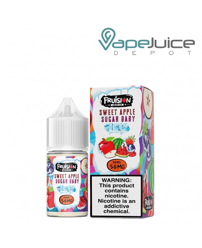 Iced Sweet Apple Sugar Baby Fruision Salts 30ml