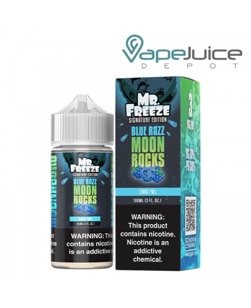 Blue Razz Moonrocks Mr Freeze 100ml