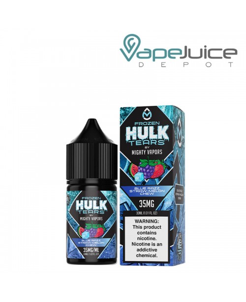 Frozen Blue Razz Hulk Tears Salts Mighty Vapors 30...