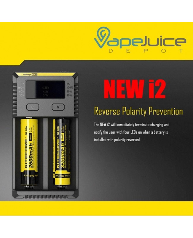 NITECORE Intellicharger NEW i2 Battery Charger