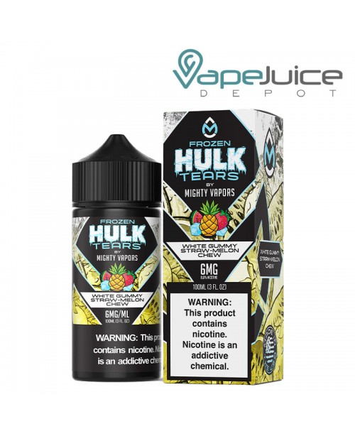 Frozen White Gummy Hulk Tears Mighty Vapors 100ml