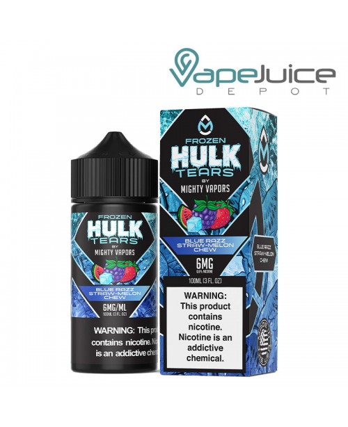 Frozen Blue Razz Hulk Tears Mighty Vapors 100ml