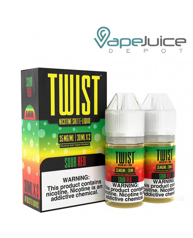 Sour Red Twist Salt E-Liquid 60ml