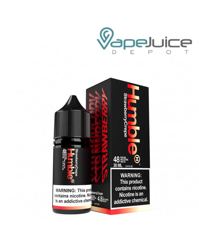 Strawberry Crepe TFN Salts Humble eLiquid 30ml