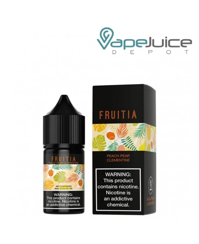 Peach Pear Clementine Salts Fruitia Fresh Farms 30ml