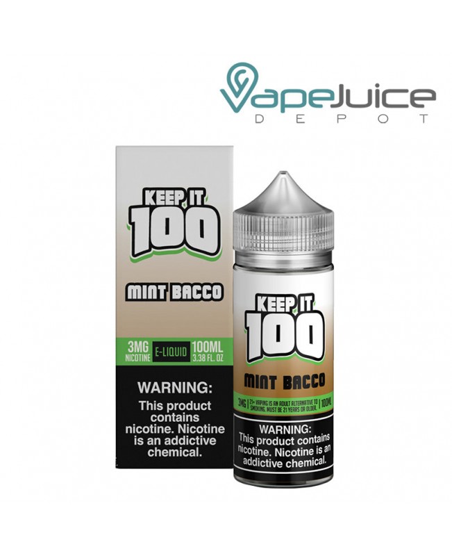 Mint Bacco Keep it 100 TFN eLiquid 100ml