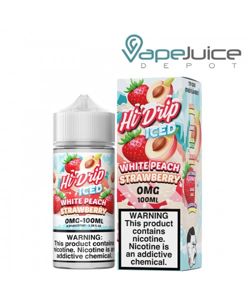 White Peach Strawberry Iced Hi-Drip eLiquid 100ml