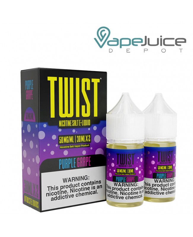 Purple Grape Twist Salt E-Liquid 60ml