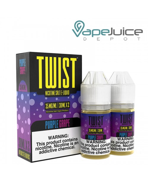 Purple Grape Twist Salt E-Liquid 60ml