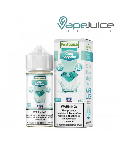 Clear Sapphire Pod Juice TFN 100ml