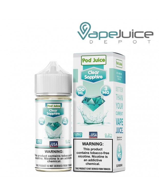 Clear Sapphire Pod Juice TFN 100ml