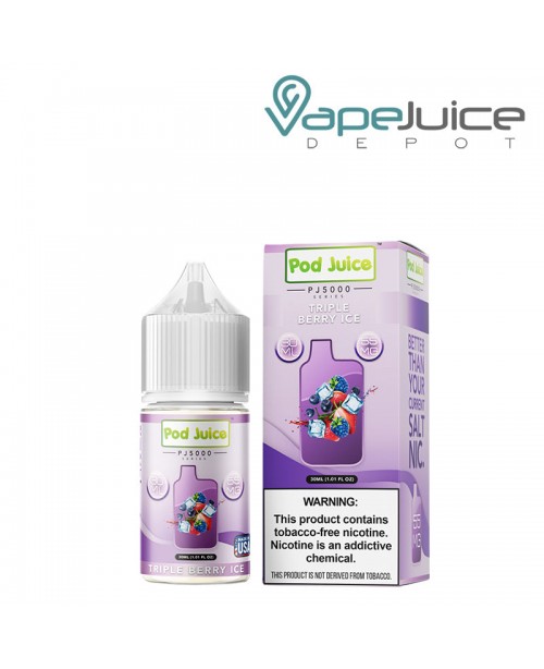 Triple Berry Ice Pod Juice PJ5000 TFN Salt 30ml