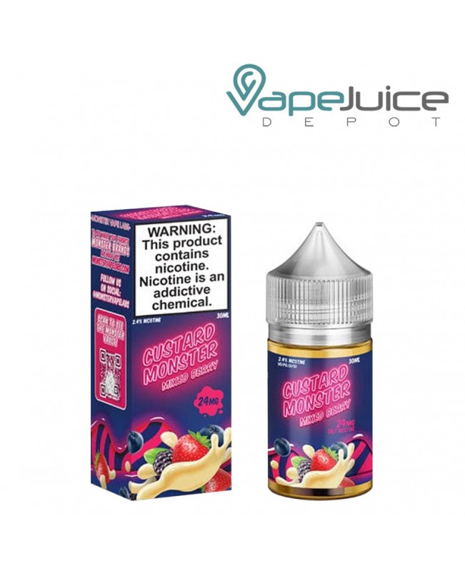 Mixed Berry Custard Monster Salts 30ml