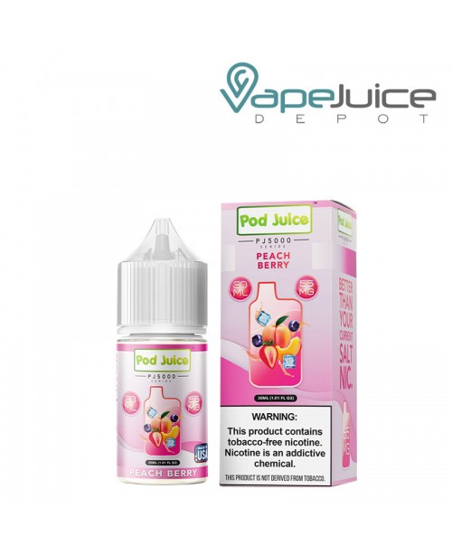 Peach Berry Pod Juice PJ5000 TFN Salt 30ml