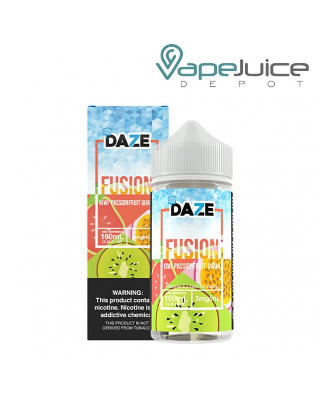 ICED Kiwi Passionfruit Guava 7 Daze Fusion 100ml