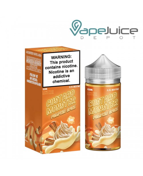 Pumpkin Spice Custard Monster eLiquid 100ml