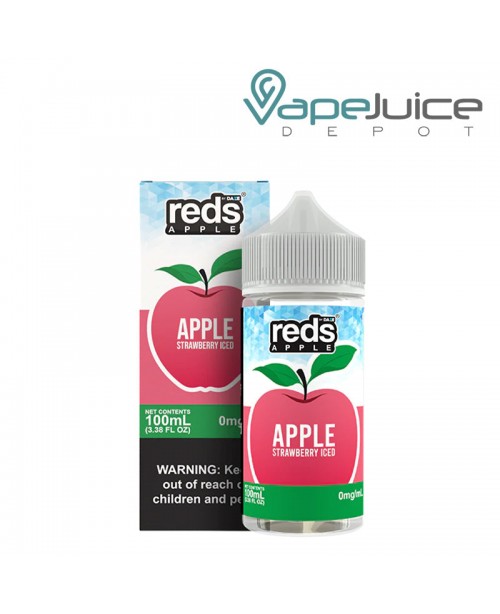 Strawberry Iced 7Daze Reds Apple eJuice 100ml